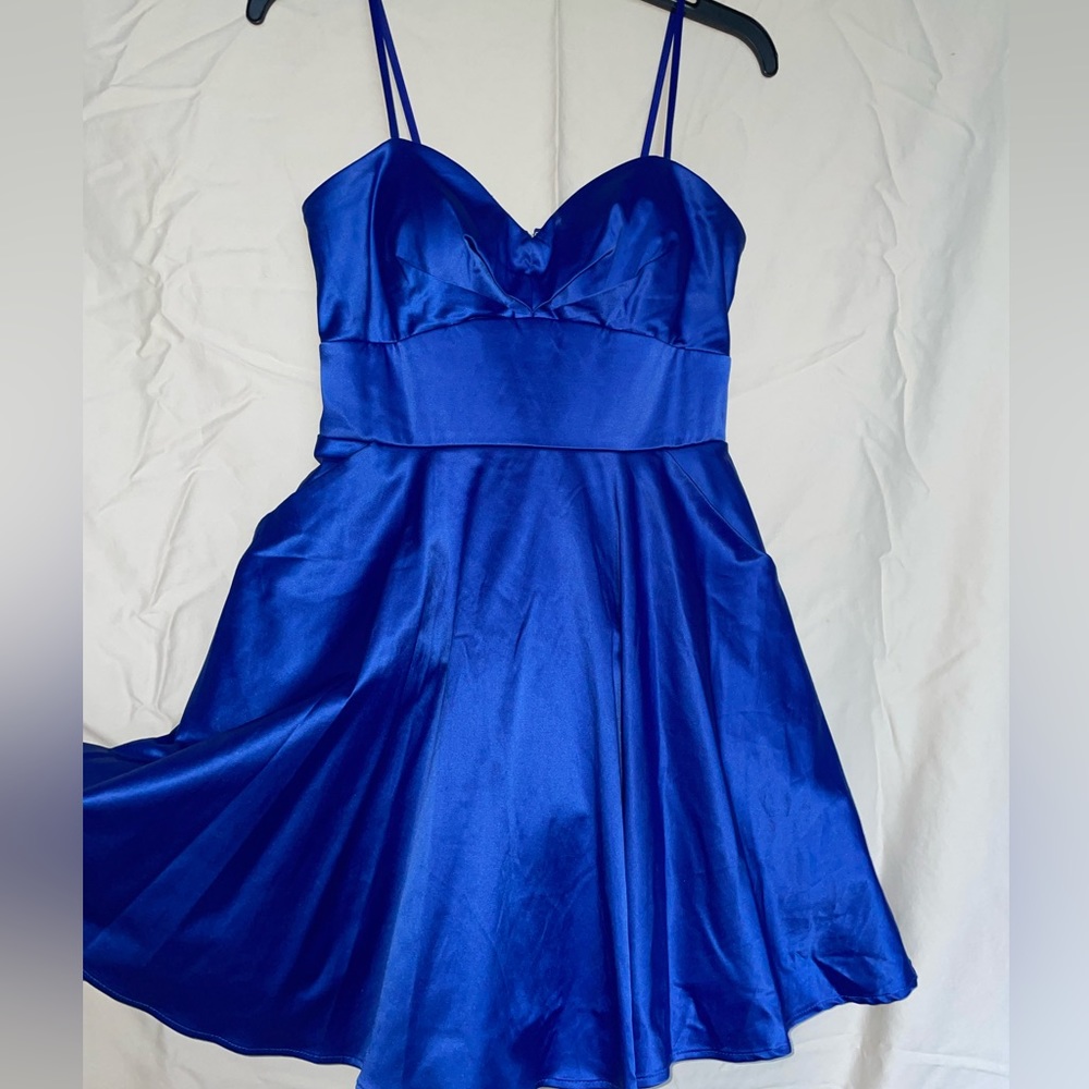 Royal Blue homecoming dress